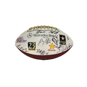 2002 ARENA FOOTBALL WESTERN DIVISION CHAMPION BAKERSFIELD BLITZ SIGNED BALL